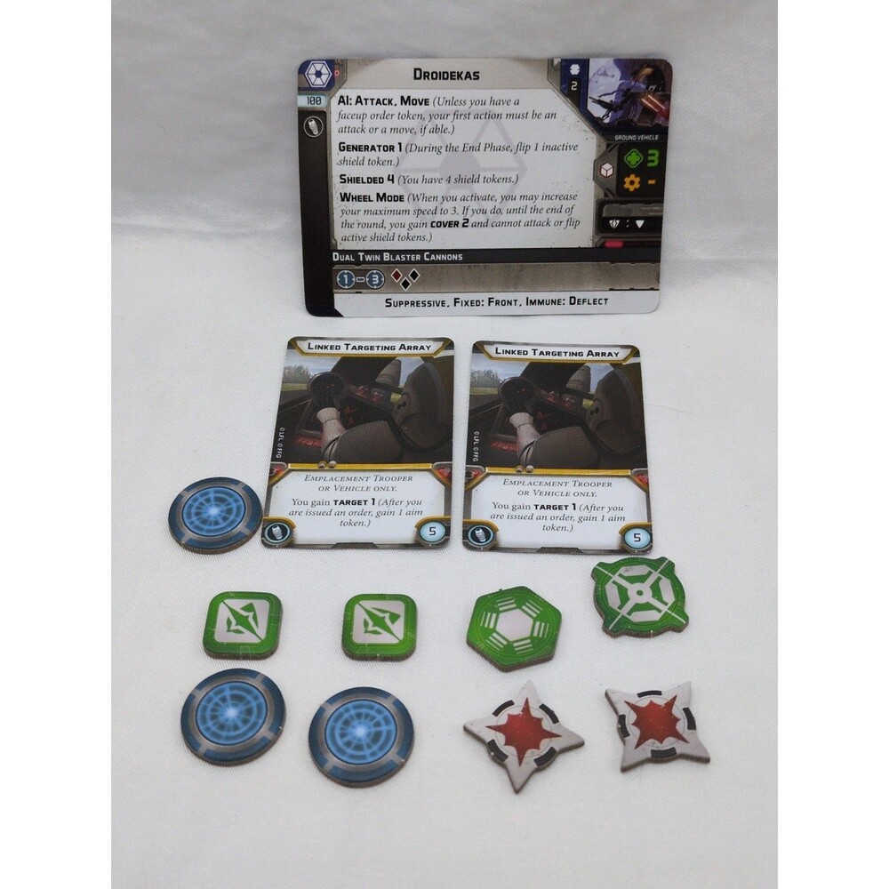 *Incomplete* Star Wars Legion Droidekas FFG Unit Expansion